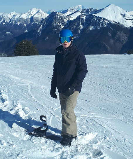 En Snowboard